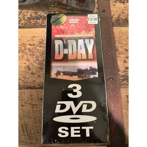 D-Day: 60th Anniversary Commemorative Edition (DVD, 2004, 3-Disc Set) New Sealed